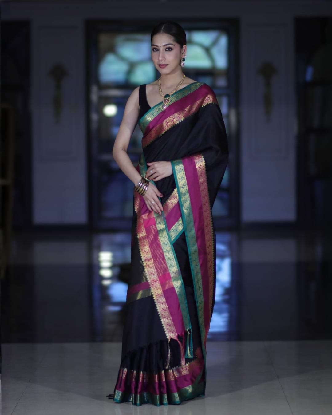 Ganga Jamuna Semi Katan Banarasi Saree - IMG-20260716-WA0009.jpg